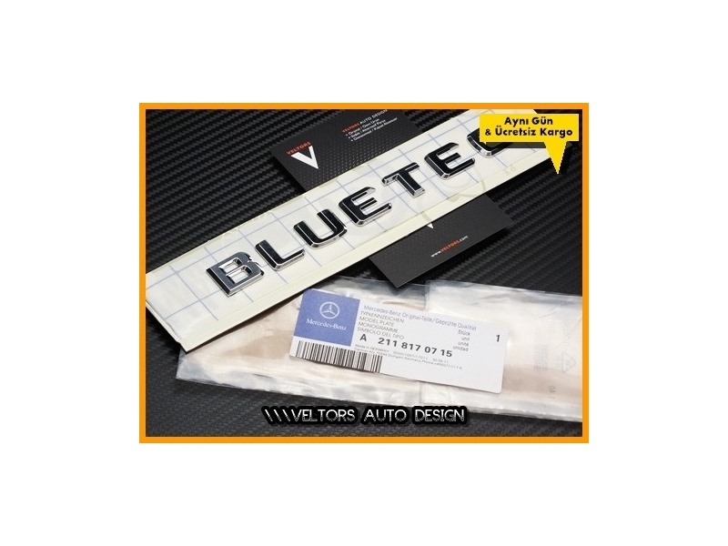 Mercedes Bluetec Bagaj Yazı Bluetec Logo Amblem Mercedes Bluetec Bagaj Yazı Bluetec Logo Amblem