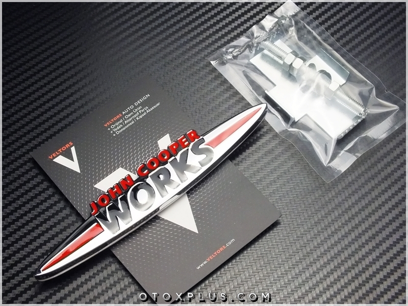 Mini John Cooper Works Ön Izgara Logo Amblem Seti Mini John Cooper Works Ön Izgara Logo Amblem Seti