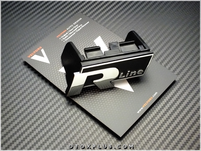 VW Passat B8 / B8.5 Ön Izgara R Line Yazı Logo Amblem VW Passat B8 / B8.5 Ön Izgara R Line Yazı Logo Amblem