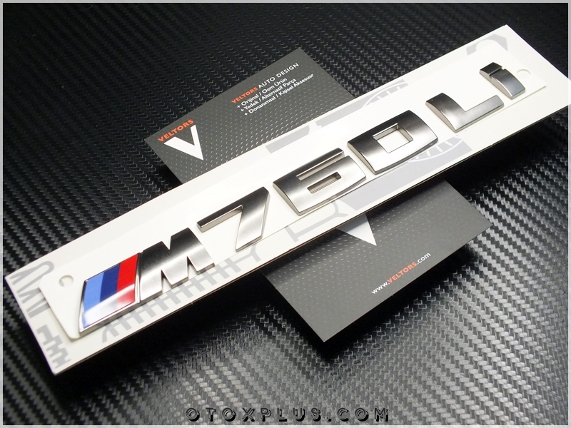 BMW Koyu Gri M 760 Li / M 760 Li Bagaj Yazı Logo Amblem BMW Koyu Gri M 760 Li / M 760 Li Bagaj Yazı Logo Amblem