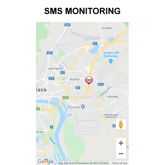 GPS tracker s možnosťou odstavenia motora cez SMS pre požičovne áut