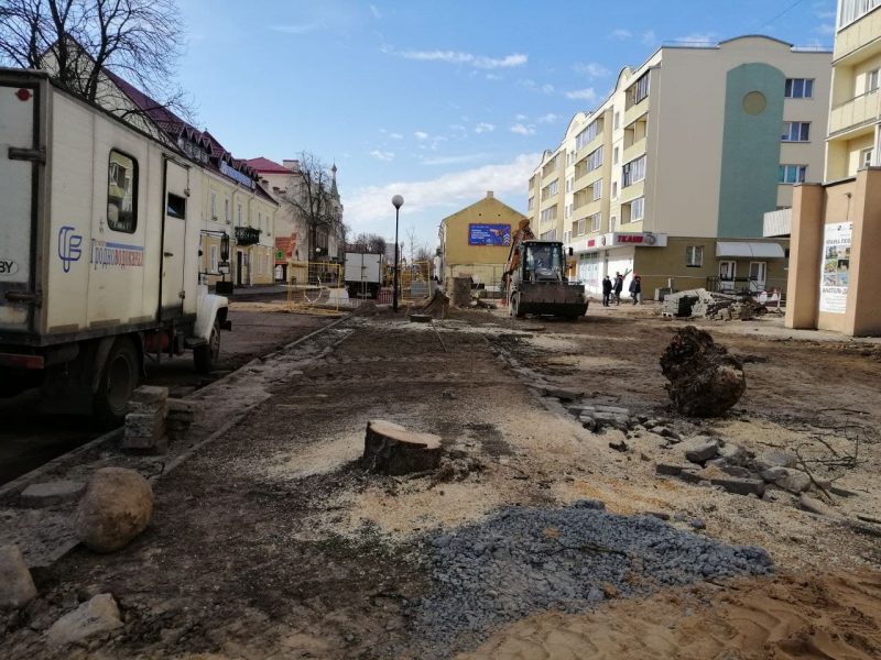 На Ажэшкі спілавалі старыя каштаны. Ці высадзяць замену?