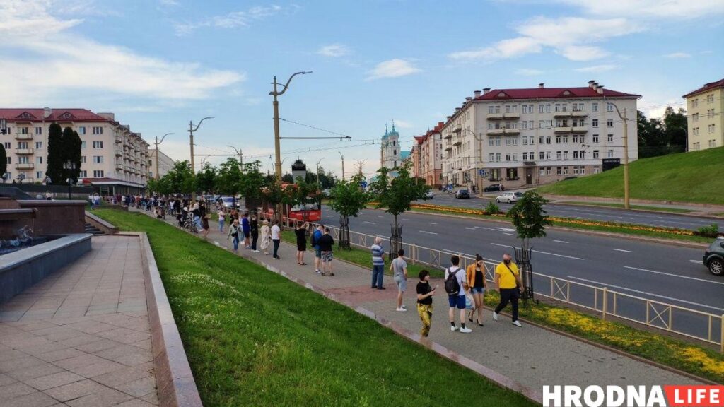 В Гродно прошла акция солидарности с задержанными