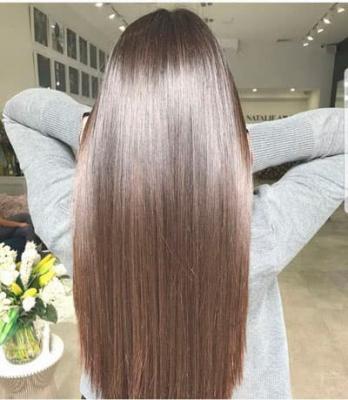 Выпрямленный длинный волос