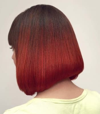 Красные волосы на каре 3