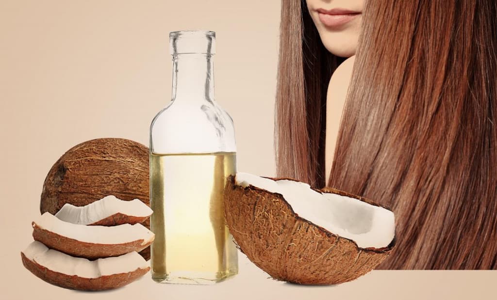 Кокосовое масло и Витамин Е для волос