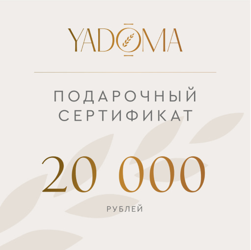 Подарочный сертификат на 20 000 RUB