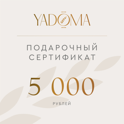 Подарочный сертификат на 5 000 RUB