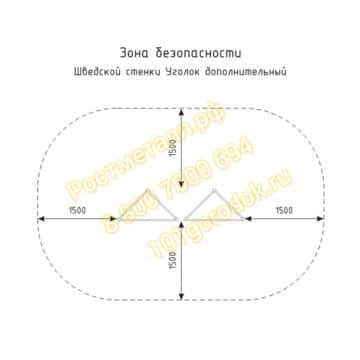 Шведская стенка Уголок дополнительный