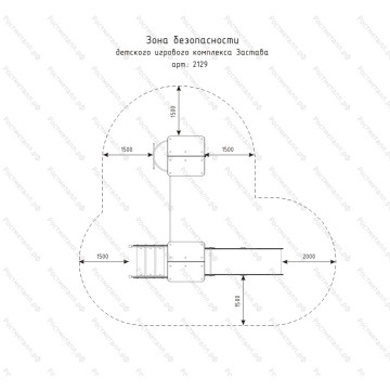 Детский игровой комплекс Застава