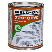 Клей Weld-On 729 CPVC, ХПВХ/НПВХ, серый