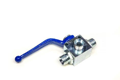 Кран гидравлический для РВД трехходовой S24-S24-S24 (М20х1.5-М20х1.5-М20х1.5)