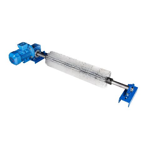 Щетка электрическая для очистки конвейерной ленты 300 мм. Ø300