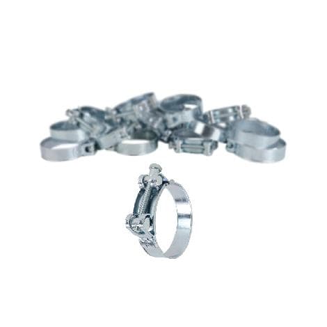 Хомут силовой одноболтовый 20-22 мм W1 RUSBELT (20 штук в упаковке) 