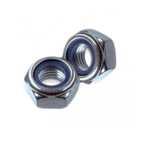Гайка М10 оцинк. самоконтрящаяся