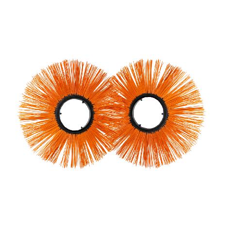 Диск щёточный полипропиленовый (первичный) беспроставочный 120х550 мм для коммунальной техники