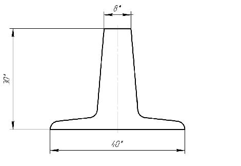 Профиль резиновый неармированный ТВ30