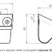 Ковш норийный полимерный МАСТУ 020 (150*150*125 мм) превью 3