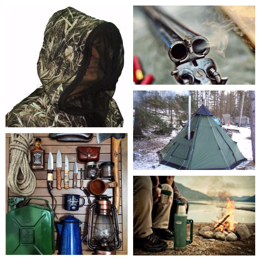 Какой охотник без ружья, специального камуфляжного костюма или палатки? В дополнение к основному подарку можно вручить практичную кружку или компактный термос.