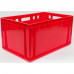 Ящик для мяса и колбасных изделий Е -3 пластиковый (красный) Морозостойкий