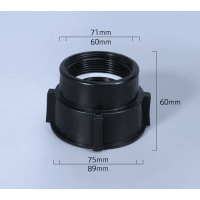 Переход адаптер М80х3 Х 2" 