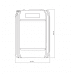 Канистра п/э вместимостью 31,5  литров