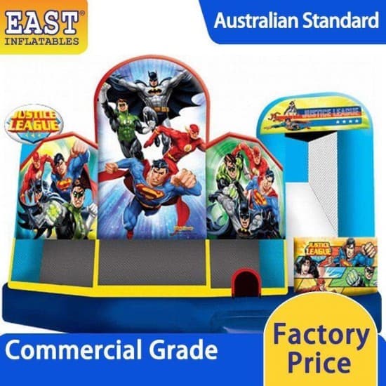 Justice League Bouncy Castle Combo