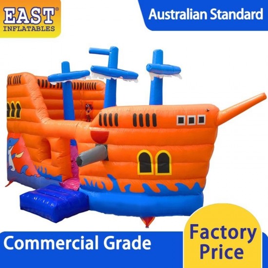 Pirate Ship Jumping Castle With Slide