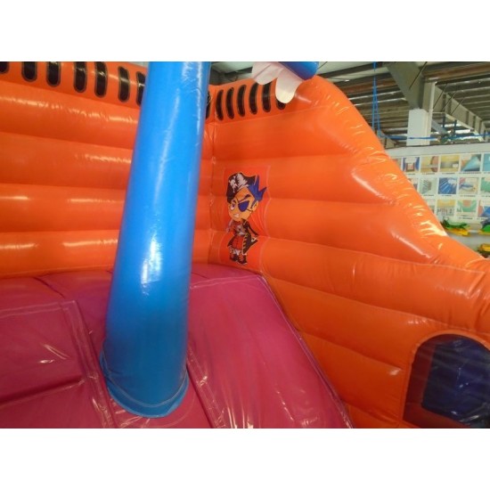 Pirate Ship Jumping Castle With Slide