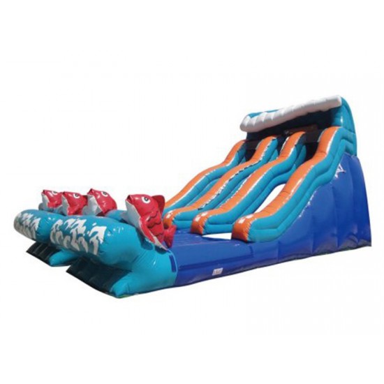 Double Lane Big Kahuna Water Slide