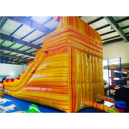 Inflatable Fire and Ice Water Slide