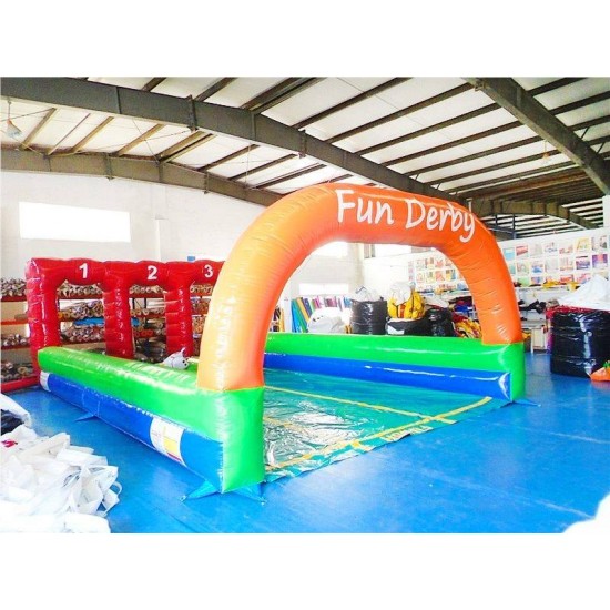 Inflatable Derby 3 Lane