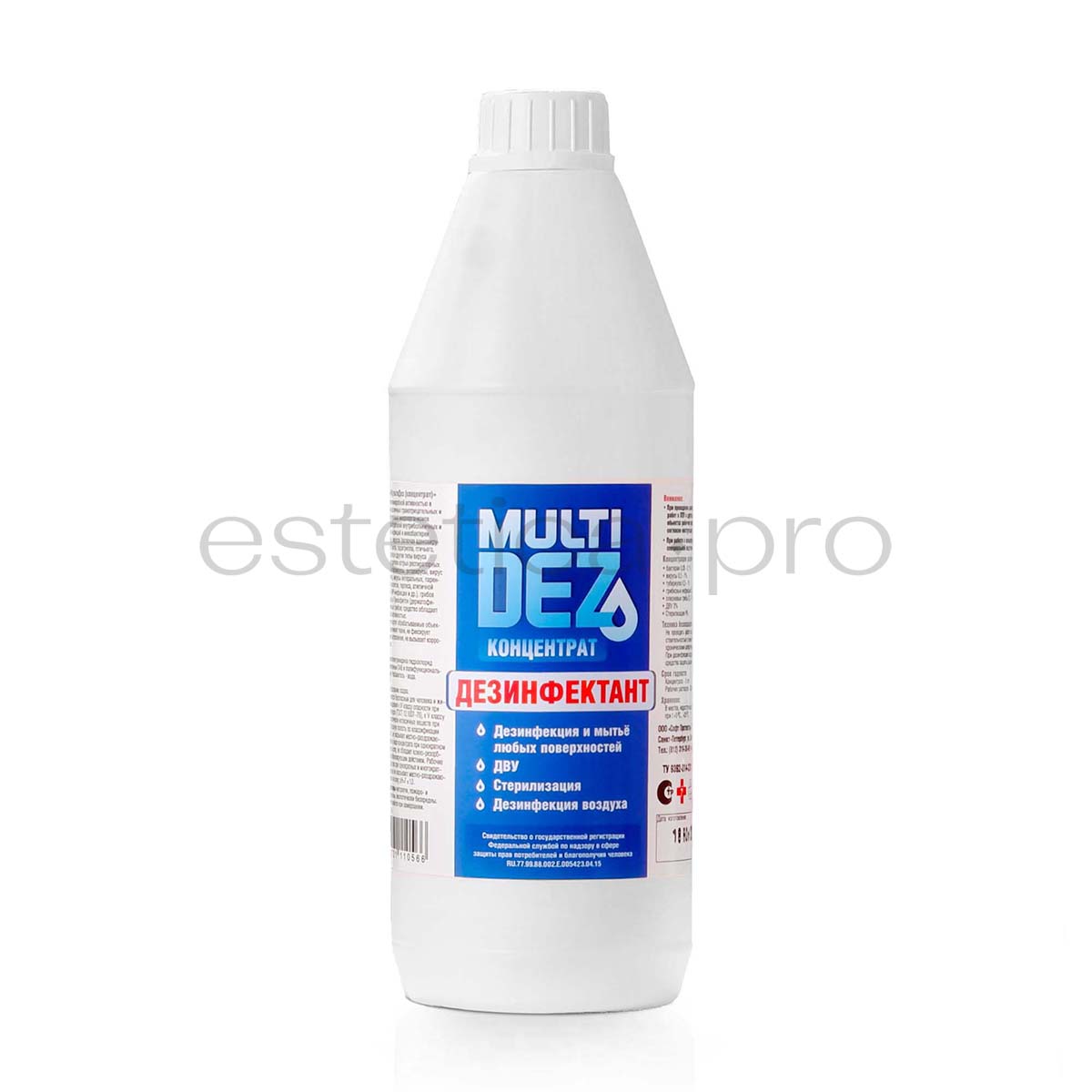 Дезинфектор Мультидез, 1 литр (концентрат)