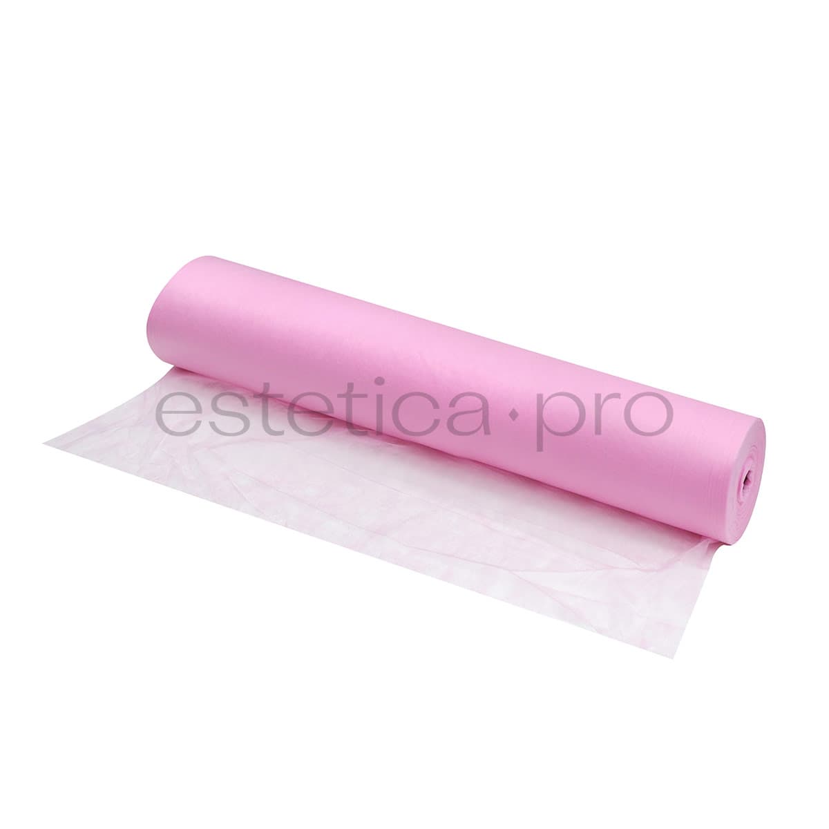 Простынь одноразовая 70*200,SMS 17 гр/м,100 шт (рулон), цвет розовый
