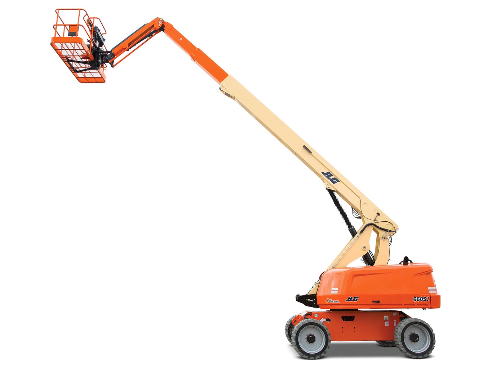 used 66 foot straight boom lift for sale