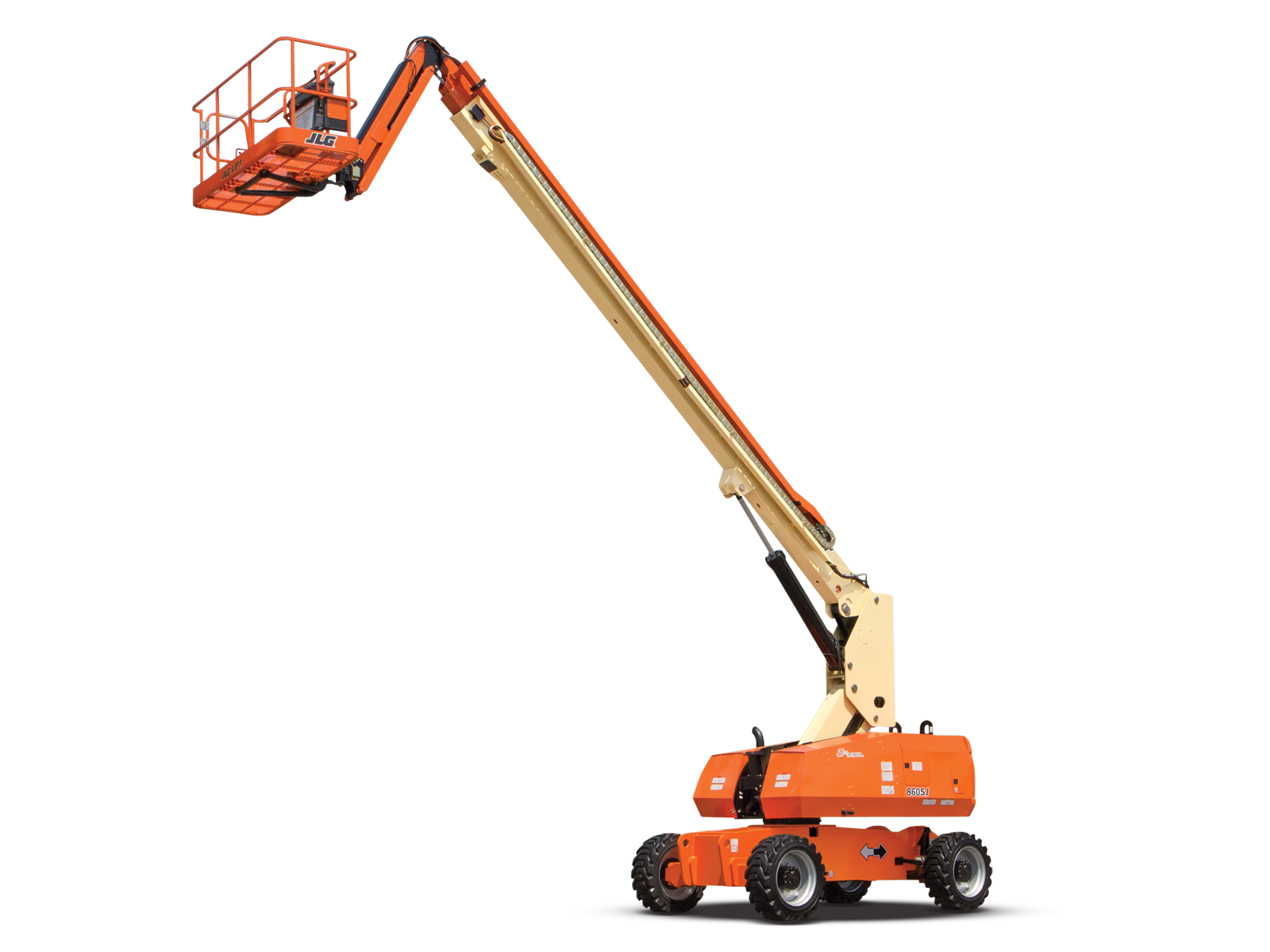 used 86 foot straight boom lift for sale