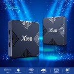 Android tv box X98H Quad core ARM Cortex A53 Android 12.0 WIFI 2.4/5.8G BT 5.0+ Smart TV Box