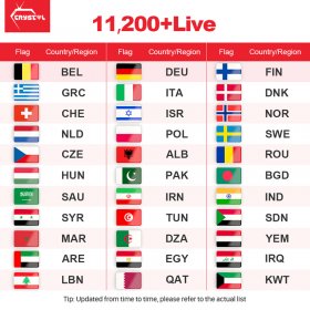 6 Months Crystal OTT IPTV Subscription Arabic European UK Live Channels VOD