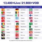 3 months Mega ott iptv Subacription 13400+live channels 30000+ VOD Hot XXX Free Test