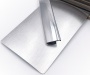 Врезной профиль ПВХ T330 silver с плитой ЛДСП 32 мм серебро (хром). Врезной профиль ПВХ T330 silver с плитой ЛДСП 32 мм серебро (хром).