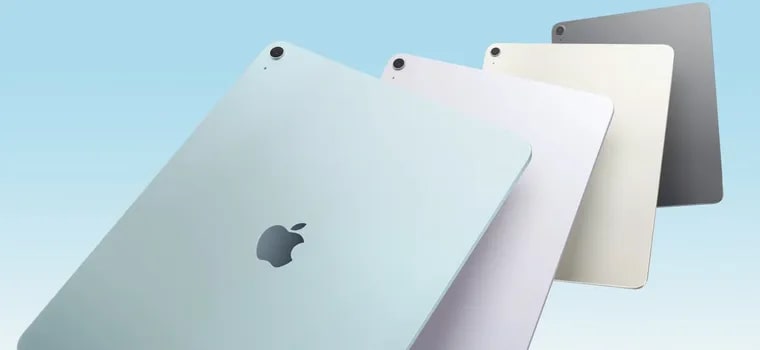 Цвета нового iPad Air 2024