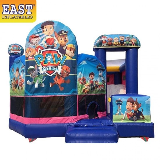 Paw Patrol Chateau Gonflable Avec Toboggan