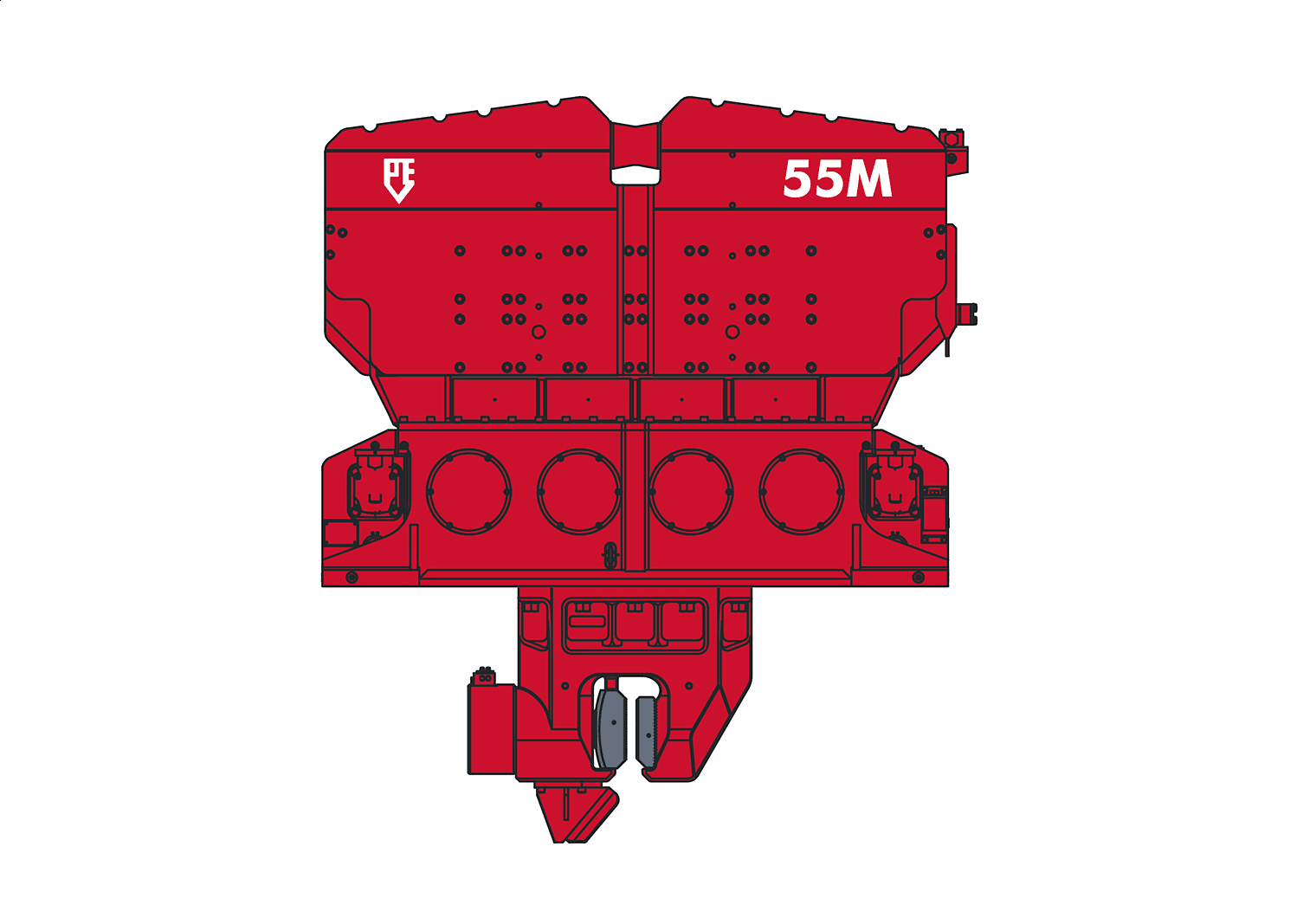 Вибропогружатель PVE 55VM кранового класса Вибропогружатель PVE 55VM кранового класса