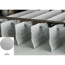 Потолок реечный Cesal L- (пластинообразный-) дизайн 3313 Металлик 110х3000