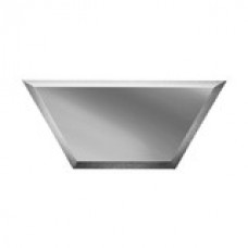 Зеркальная плитка «ПОЛУСОТА» фацет 10mm Серебро 100х173мм