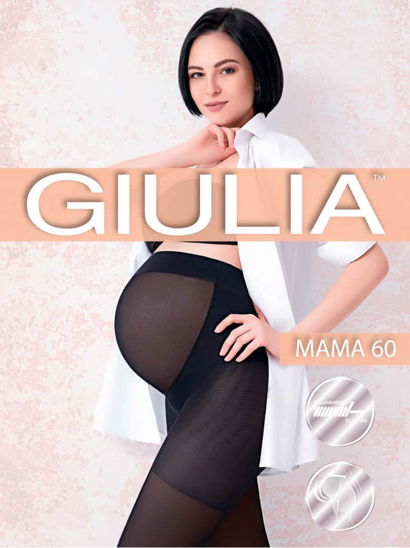 Giulia колготки Mama 60 Premium 01, Черный