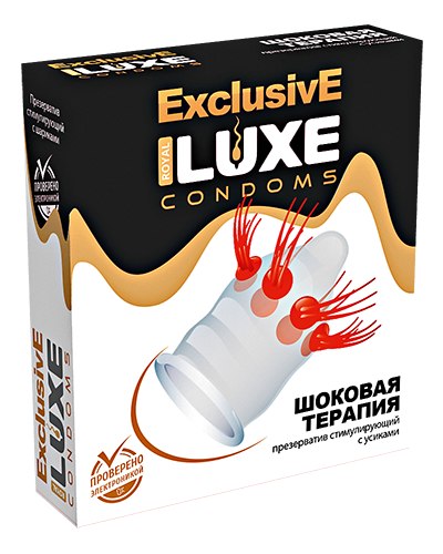 Luxe Exclusive презервативы Шоковая терапия, 1 шт.