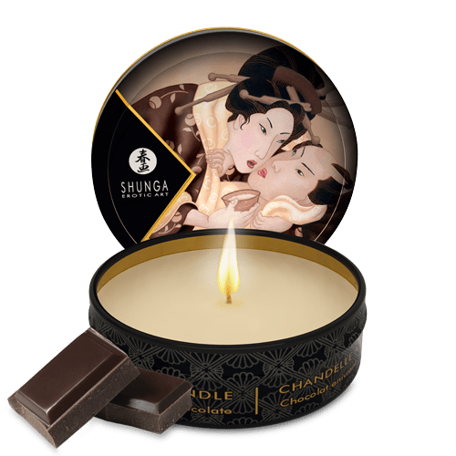 Shunga массажная свеча с ароматом Шоколада, 30 мл.*