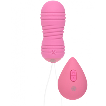 Lola Toys вагинальные шарики с вибрацией Take it Easy Ray, Розовый