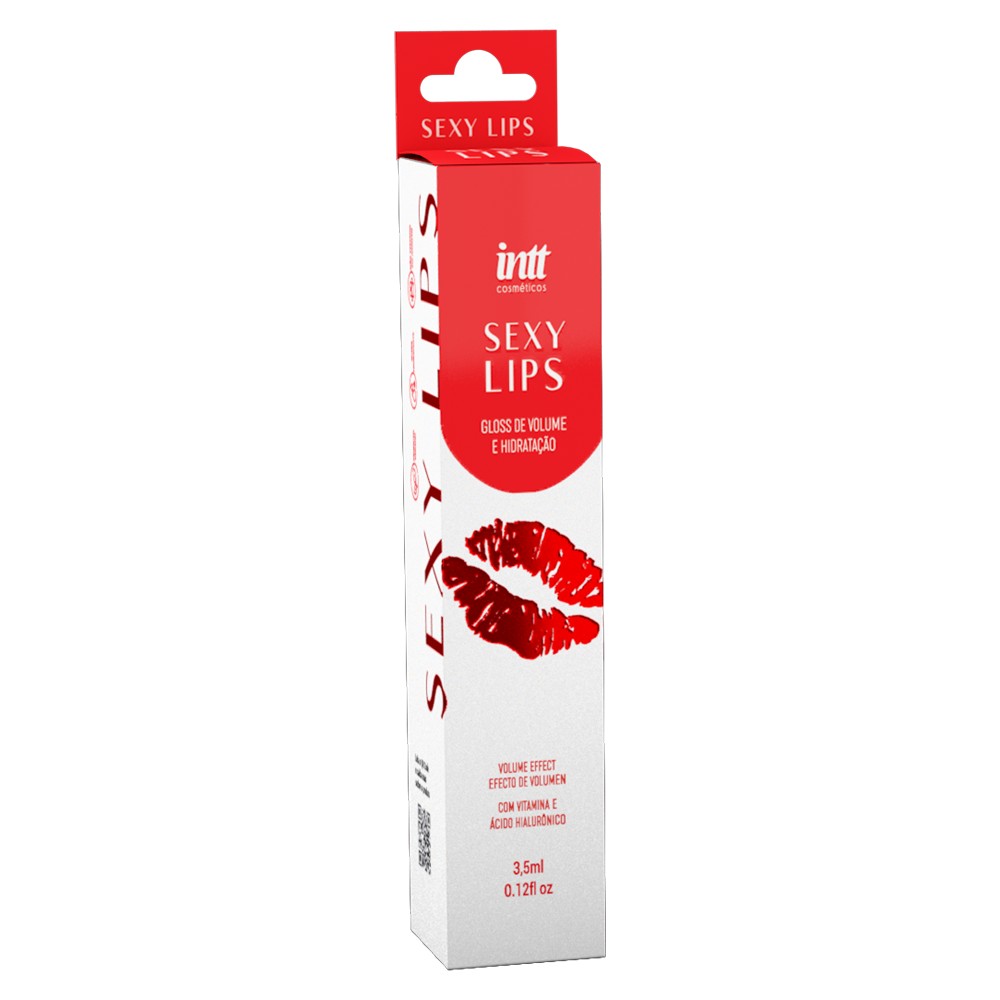 Intt блеск для губ с ароматом клубники Sexy Lips, 3,5 мл.*